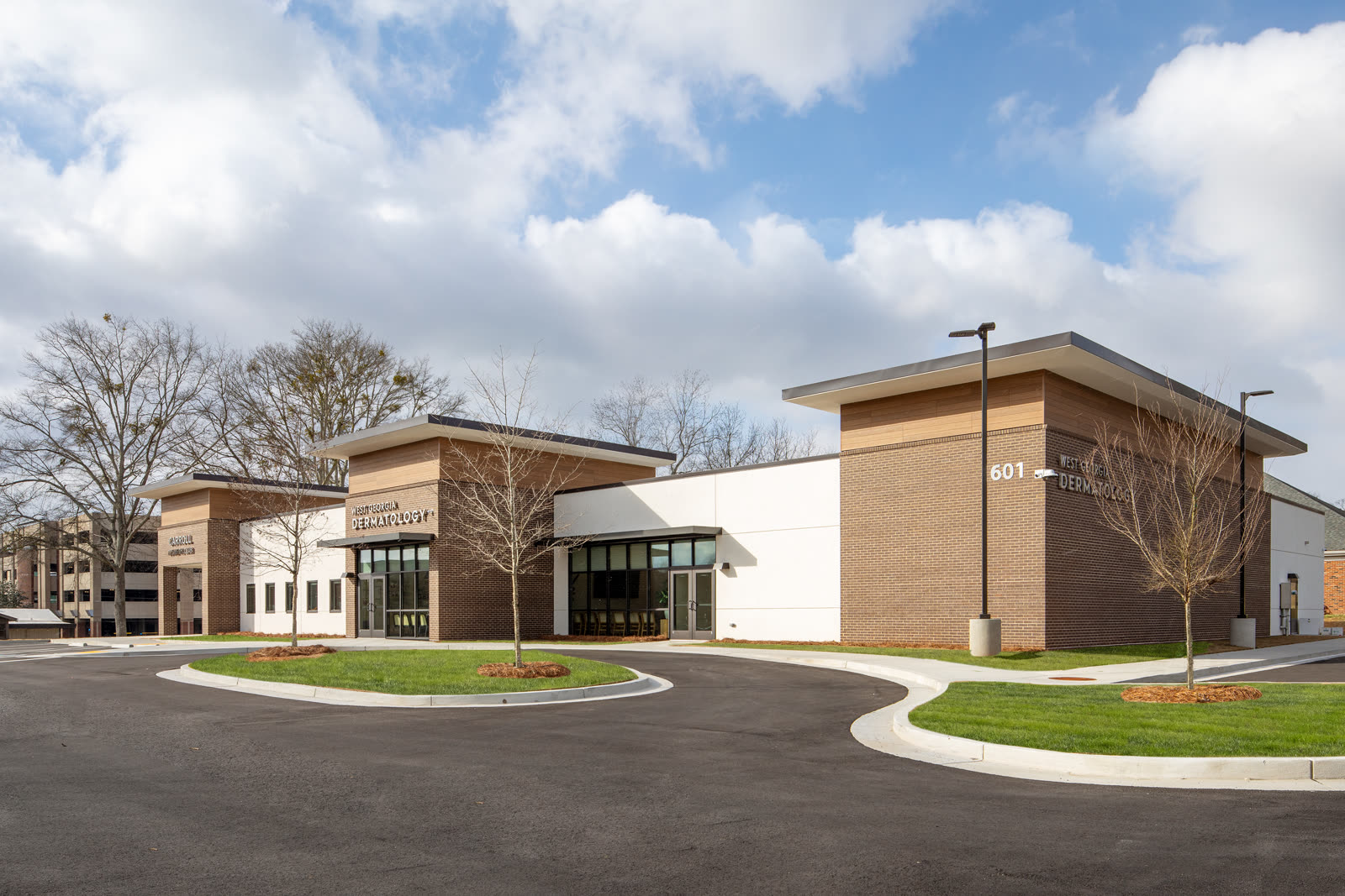 The West Georgia Dermatology building at 601 Dixie Street in Carrollton