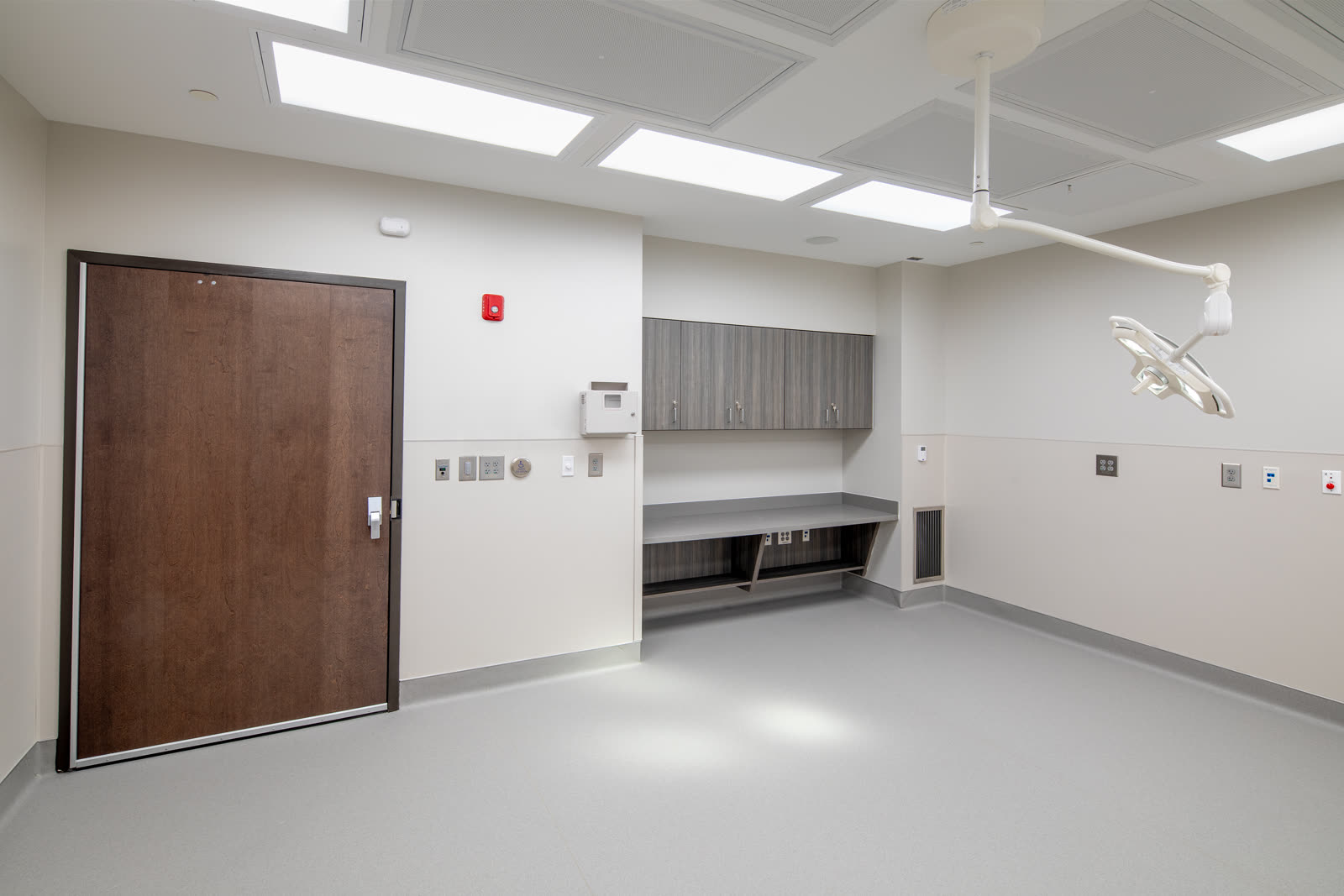 A procedure room at West Georgia Dermatology in Carrollton